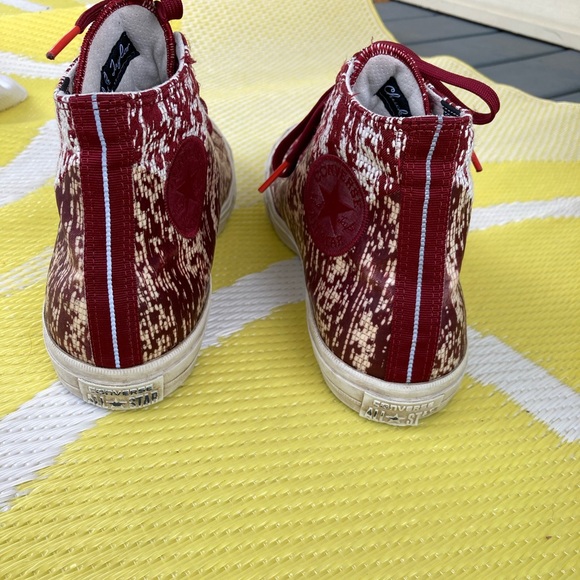 High Top Canvas Chuck Taylor 2 Lace-up Classic Casual Walking Shoes/ wine color - Picture 2 of 4